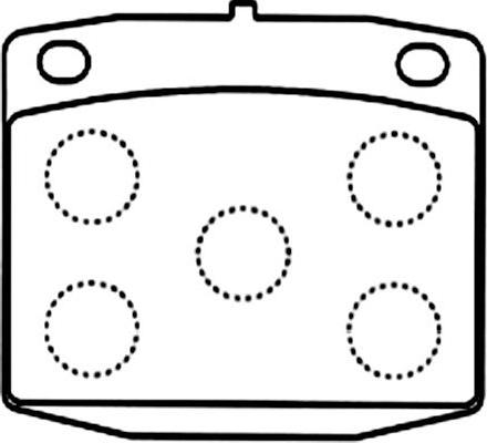 Spidan 0.080123 - Тормозные колодки, дисковые, комплект avtokuzovplus.com.ua