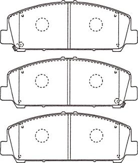 Kavo Parts KBP-6611 - Тормозные колодки, дисковые, комплект avtokuzovplus.com.ua