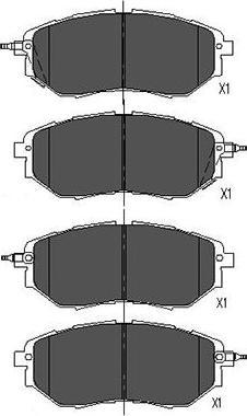 Kavo Parts KBP-8020 - Гальмівні колодки, дискові гальма autocars.com.ua