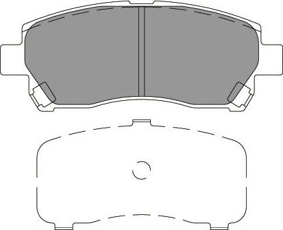 Kavo Parts KBP-9128 - Тормозные колодки, дисковые, комплект avtokuzovplus.com.ua