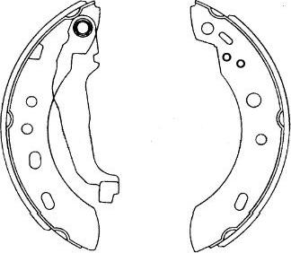 Kavo Parts KBS-7427 - Комплект гальм, барабанний механізм autocars.com.ua