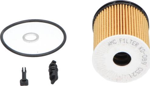 Kavo Parts KO-089 - Масляний фільтр autocars.com.ua