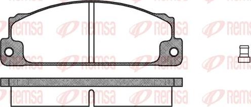 Kawe 0022 02 - Гальмівні колодки, дискові гальма autocars.com.ua