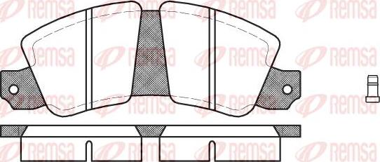 Kawe 0023 02 - Тормозные колодки, дисковые, комплект autodnr.net