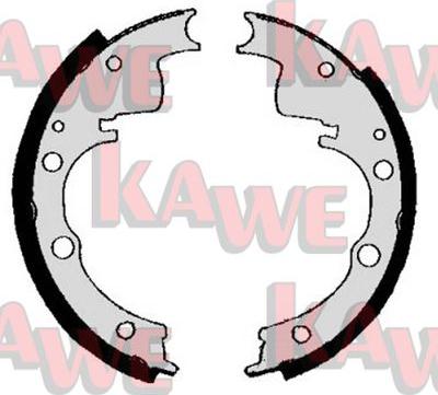 Kawe 00250B - Комплект гальм, барабанний механізм autocars.com.ua