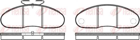 Kawe 0048 10 - Тормозные колодки, дисковые, комплект autodnr.net