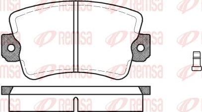 Kawe 0061 02 - Гальмівні колодки, дискові гальма autocars.com.ua