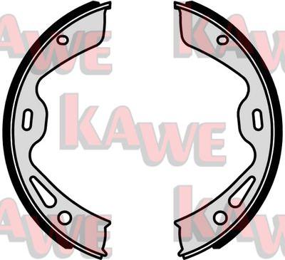 Kawe 01042 - Комплект тормозов, ручник, парковка autodnr.net