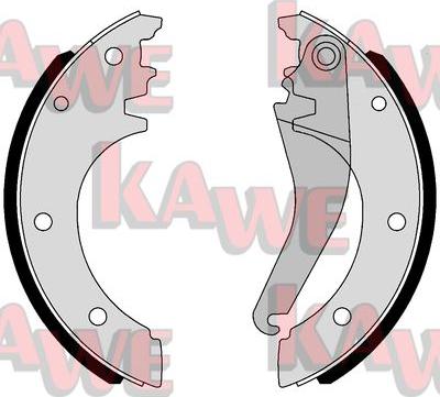 Kawe 01052 - Комплект тормозов, ручник, парковка autodnr.net