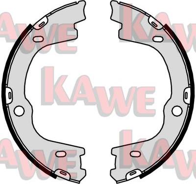 Kawe 01057 - Комплект тормозов, ручник, парковка autodnr.net