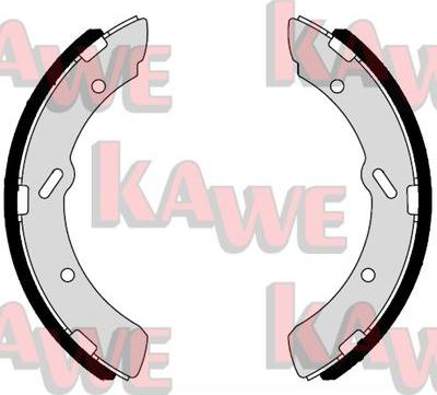 Kawe 01104 - Комплект тормозных колодок, барабанные autodnr.net