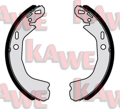 Kawe 01128 - Комплект тормозных колодок, барабанные autodnr.net