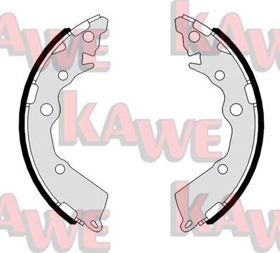 Kawe 01167 - Комплект гальм, барабанний механізм autocars.com.ua