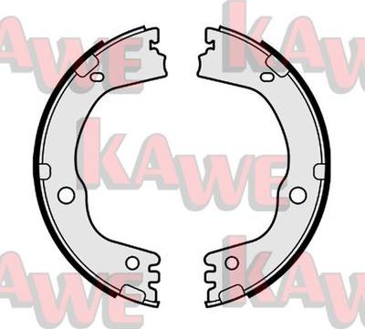 Kawe 01177 - Комплект гальм, ручник, парковка autocars.com.ua