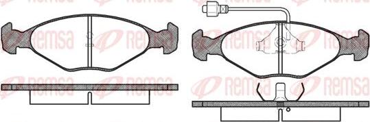 Kawe 0124 02 - Тормозные колодки, дисковые, комплект autodnr.net