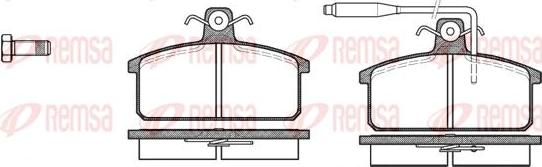 Kawe 0128 02 - Гальмівні колодки, дискові гальма autocars.com.ua