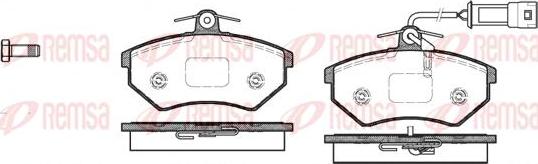 Kawe 0134 42 - Гальмівні колодки, дискові гальма autocars.com.ua