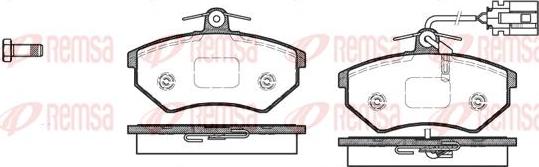 Kawe 0134 62 - Тормозные колодки, дисковые, комплект autodnr.net