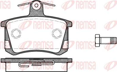 Kawe 0135 40 - Гальмівні колодки, дискові гальма autocars.com.ua