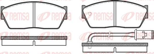 Kawe 0147 11 - Гальмівні колодки, дискові гальма autocars.com.ua