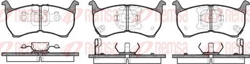 Kawe 0164 02 - Тормозные колодки, дисковые, комплект autodnr.net