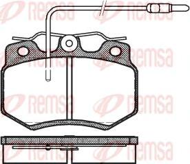 Kawe 0170 04 - Гальмівні колодки, дискові гальма autocars.com.ua