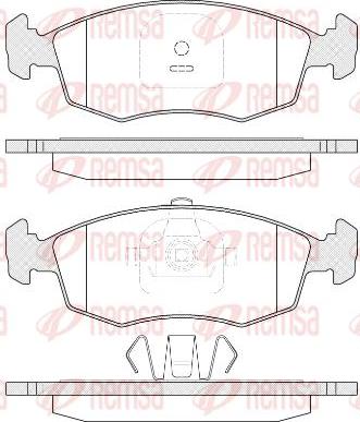 Kawe 0172 35 - Гальмівні колодки, дискові гальма autocars.com.ua