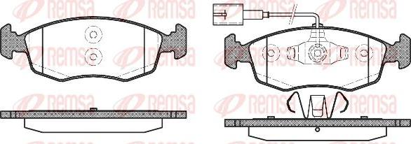 Kawe 0172 52 - Тормозные колодки, дисковые, комплект autodnr.net