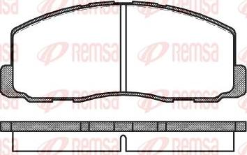 Kawe 0188 00 - Гальмівні колодки, дискові гальма autocars.com.ua