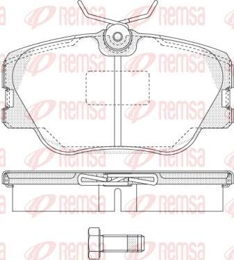 Kawe 0189 00 - Тормозные колодки, дисковые, комплект autodnr.net