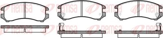 Kawe 0219 02 - Гальмівні колодки, дискові гальма autocars.com.ua