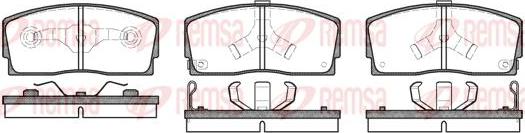 Kawe 0254 02 - Гальмівні колодки, дискові гальма autocars.com.ua