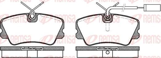 Kawe 0259 12 - Тормозные колодки, дисковые, комплект autodnr.net