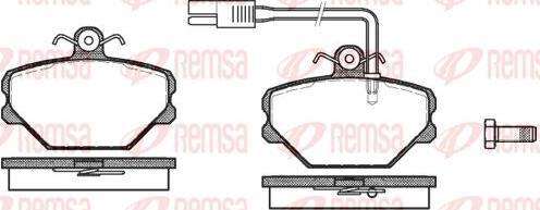 Kawe 0264 12 - Гальмівні колодки, дискові гальма autocars.com.ua