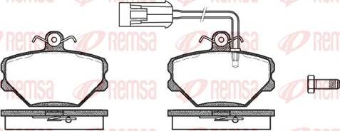 Kawe 0264 42 - Гальмівні колодки, дискові гальма autocars.com.ua