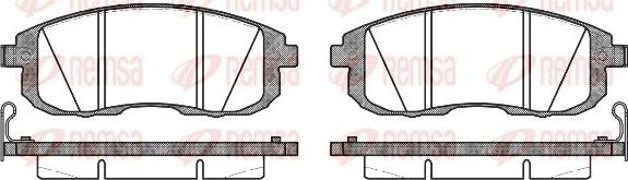 Kawe 0293 14 - Тормозные колодки, дисковые, комплект autodnr.net