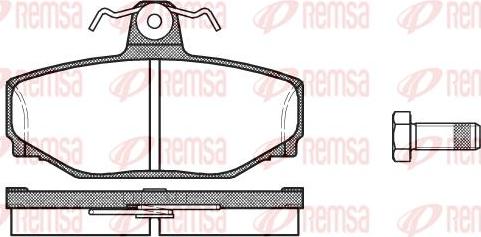 Kawe 0297 00 - Гальмівні колодки, дискові гальма autocars.com.ua