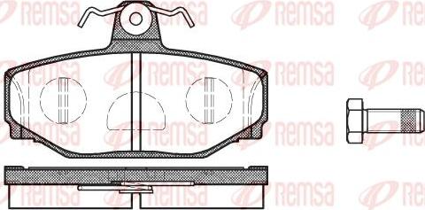 Kawe 0297 10 - Гальмівні колодки, дискові гальма autocars.com.ua