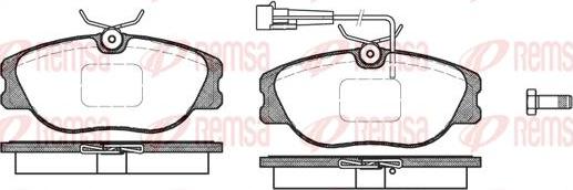 Kawe 0305 31 - Гальмівні колодки, дискові гальма autocars.com.ua