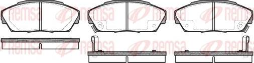 Kawe 0323 02 - Гальмівні колодки, дискові гальма autocars.com.ua