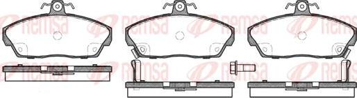 Kawe 0337 02 - Гальмівні колодки, дискові гальма autocars.com.ua