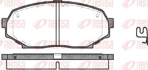 Kawe 0338 12 - Гальмівні колодки, дискові гальма autocars.com.ua