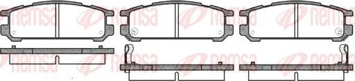 Kawe 0342 02 - Тормозные колодки, дисковые, комплект autodnr.net