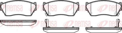 Kawe 0364 02 - Тормозные колодки, дисковые, комплект autodnr.net