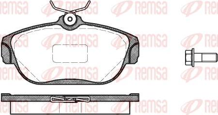 Kawe 0368 00 - Тормозные колодки, дисковые, комплект autodnr.net