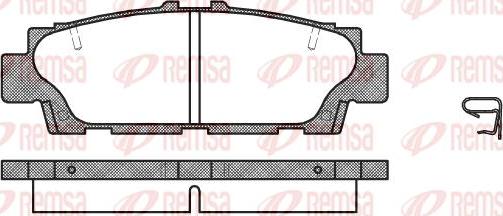 Kawe 0376 00 - Гальмівні колодки, дискові гальма autocars.com.ua