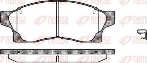 Kawe 0377 00 - Гальмівні колодки, дискові гальма autocars.com.ua