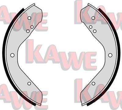 Kawe 03900 - Комплект гальм, барабанний механізм autocars.com.ua