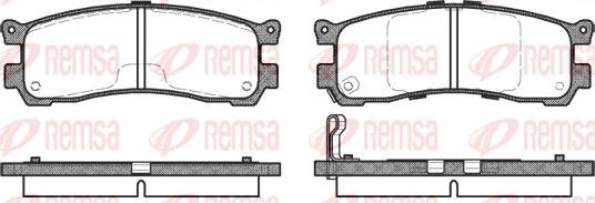 Kawe 0399 21 - Гальмівні колодки, дискові гальма autocars.com.ua