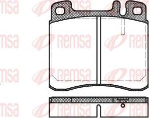 Kawe 0408 00 - Гальмівні колодки, дискові гальма autocars.com.ua